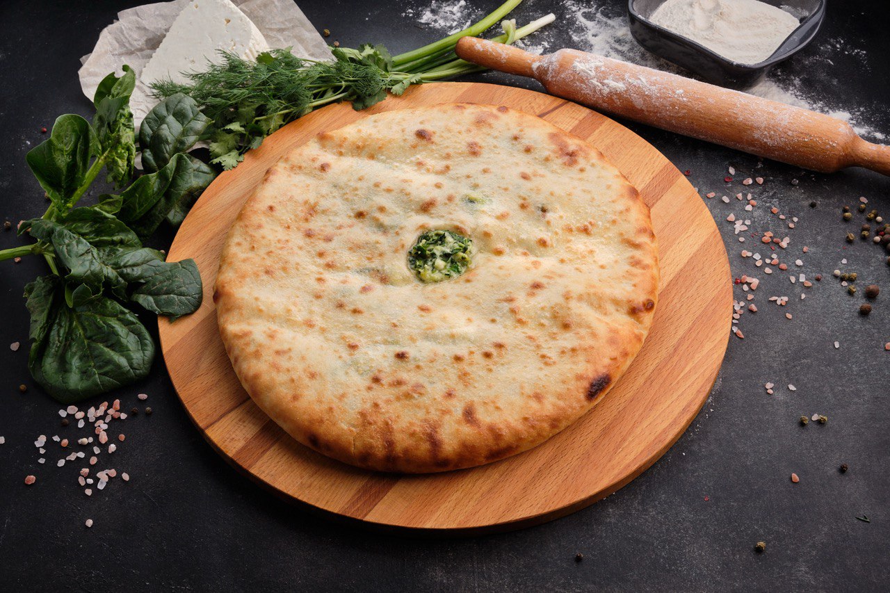 с сыром и шпинатом