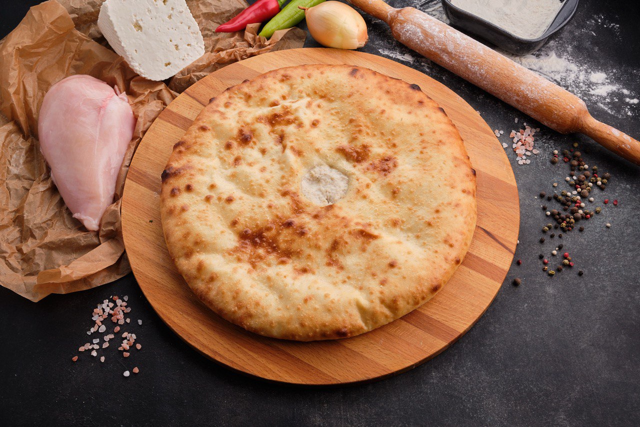 с курицей и сыром